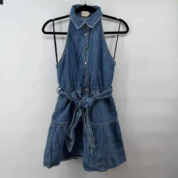 Alice + Olivia Dresses & Skirts - Alice + Olivia Jeans denim snap dress Size 2